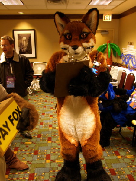 Fox Fox with clipboard