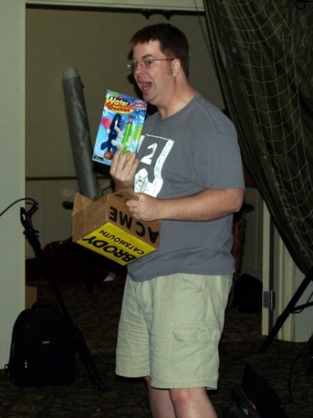 brody with water rocket