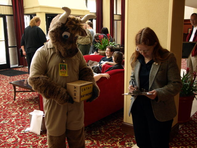 Cathy Raymond signing