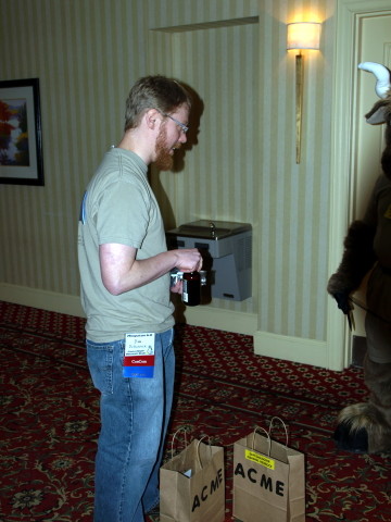 Dan with ACME Ale.