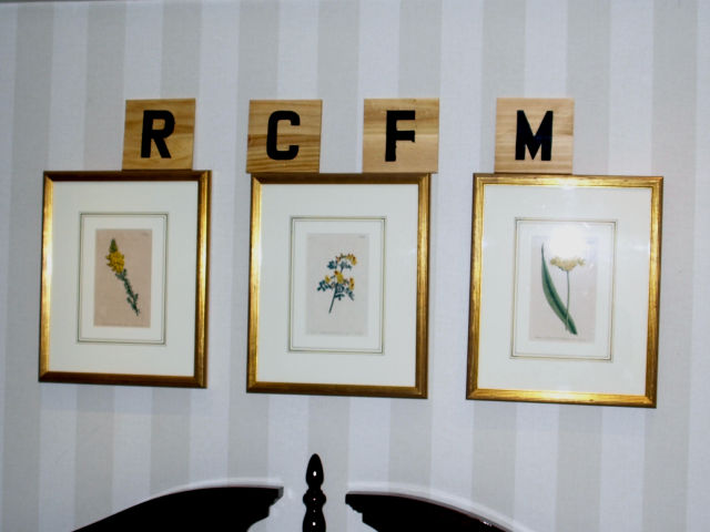 RCFM on the wall